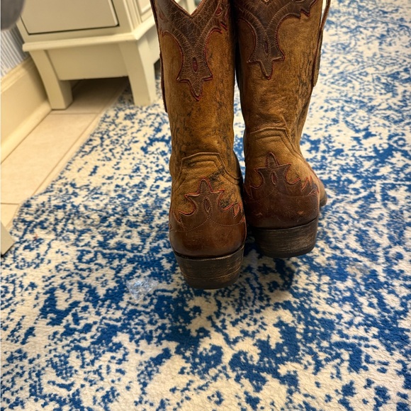 Old Gringo Leopardito Cowboy Boots Sz 10.5 - Picture 5 of 9